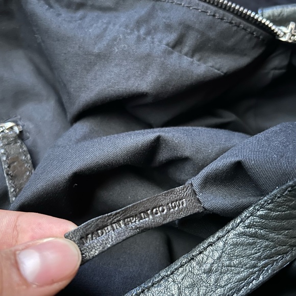 -Givenchy Nightingale Black Textured Leather Bag - Picture 6 of 10